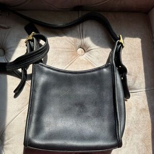 Vintage Coach Black Crossbody Bag